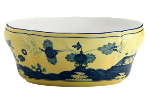 Ginori Oriente Italiano Citrino Oval Salad Bowl